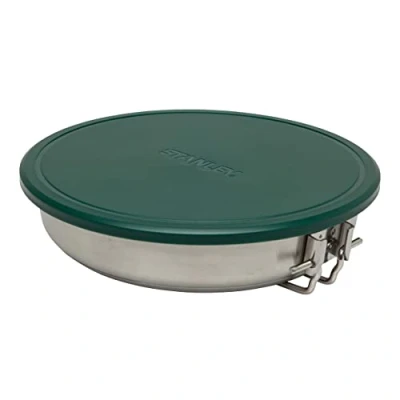 Image of Stanley Adventure All In One Fry Pan Set Stainless Steel Camp Cookware 9 Piece Camping Cooking and Utensil Lightweight for Backpacking, Hiking