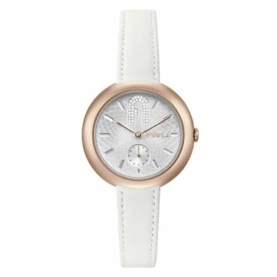 Image of Furla COSY Seconds Chronograph watch, Women&#039;s, Size: One Size, White
