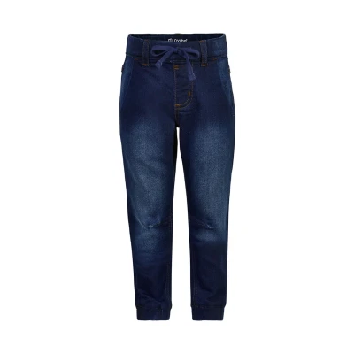 Image of Minymo Power Stretch Slim fit jeans for kids, Size: 2y, Dark blue denim