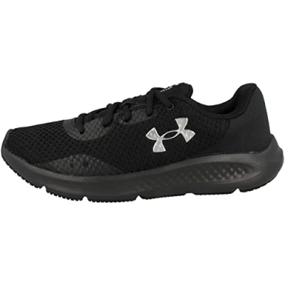 Image of Under Armour Charged Pursuit 3 Neutral running shoes black, Women&#039;s, Size: 3, Black Synthetics/textile
