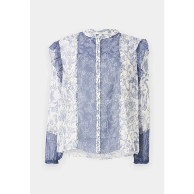 Image of Pepe Jeans Diana Buttondown blouse, Women&#039;s, Size: Medium, Steel blue