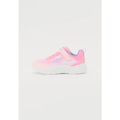 Image of Skechers Microspec Advance Trainers for kids, Size: 9K, Light pink mesh/lavender trim Textile/synthetics