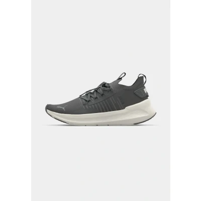 Image of Puma Softride Symmetry Fuzion Road running shoes, Size: 3.5, Black/dusky gray/vapor gray shoes