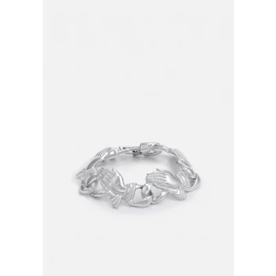 Image of Urban Classics PRAY Hands Bracelet Unisex silvercoloured, Men&#039;s, Size: S/M, Silver coloured
