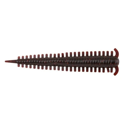 Image of Berkley Gulp! Saltwater Sandworm 2in Shad (24 pieces) Motor Oil Red Fleck