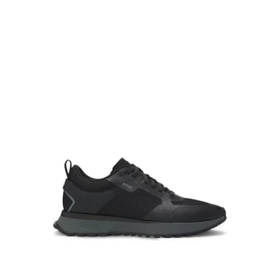 Image of BOSS Jonah RUNN Trainers, Men&#039;s, Size: 5, Black five Synthetics/textile