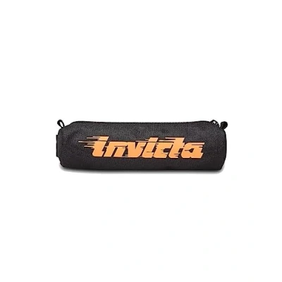 Image of Invicta Pen Holder, Loop Pencil Bag, Black, Maxi Logo, School Jet DIMENSIONI: 20,5x4,5x4,5 cm, School,