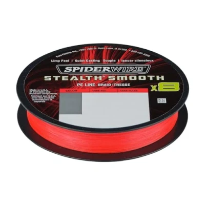 Image of Spiderwire Stealth Smooth 8 &#039;Red&#039; 0,11mm (150m) Braided fishing line