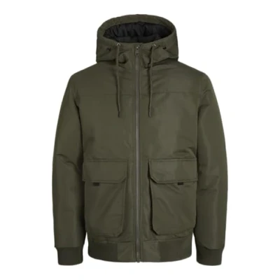 Image of Jack &amp; Jones Jjconstruct Winter jacket, Men&#039;s, Size: Medium, Mottled olive
