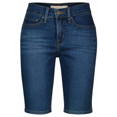 Image of Levi&#039;s Women&#039;s Shaping Bermuda Camp Denim Short, Double Duty 25W