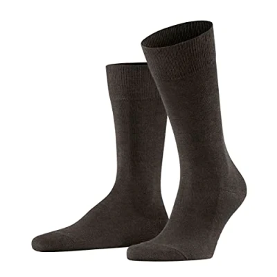 Image of Falke Family Everyday Casual Socks, Men&#039;s, Size: 11.5 14, Dark brown