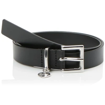 Image of HUGO Amelia Belt, Women&#039;s, Size: 30&quot;, Black