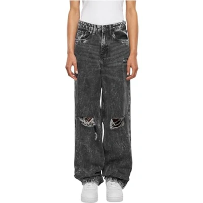 Image of Urban Classics Women&#039;s Trousers, Black Charcoal Washed, 29