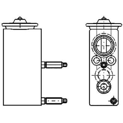 Image of Expansion Valve, air conditioning MAHLE ORIGINAL AVE 67 000P