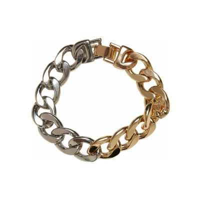 Image of Urban Classics Bracelet, Men&#039;s, Size: S/M, Gold silver