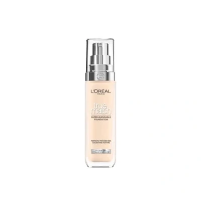 Image of L&#039;Oréal Paris True Match Liquid Foundation with SPF and Hyaluronic Acid 30ml (Various Shades) 0W