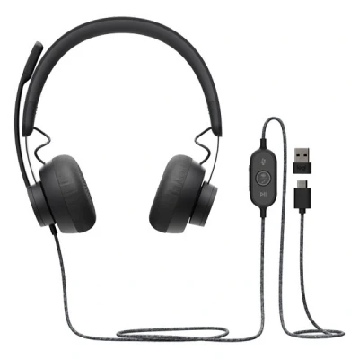 Image of Logitech Business LOGI MSFT Teams Zone Wired GRAPHITE, Black
