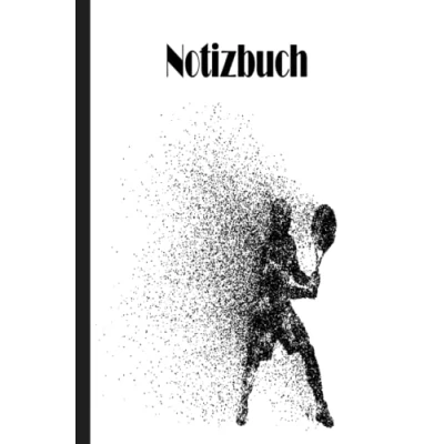 Image of Tennis Notizbuch: Notizbuch, breit liniert, liniertes Papier Notizbuch für Schule, Studenten, Geschenk Kinder, Jungen, Mädchen, Teenager, Liebhaber