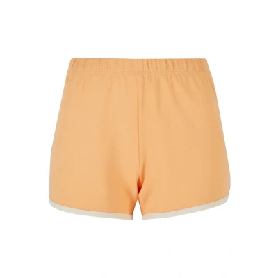 Image of Urban Classics Interlock Retro HOT Shorts, Women&#039;s, Size: 34, Paleorange whitesand