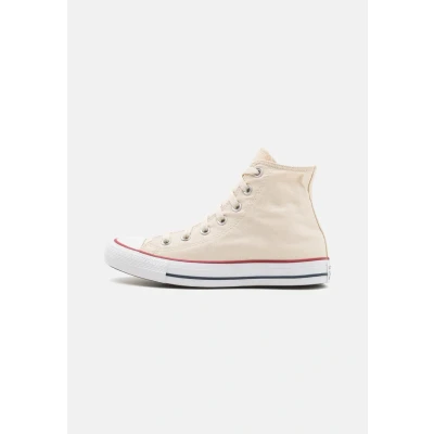 Image of Converse Chuck Taylor ALL STAR Classic Unisex Hightop trainers, Size: 5, Natural ivory Textile