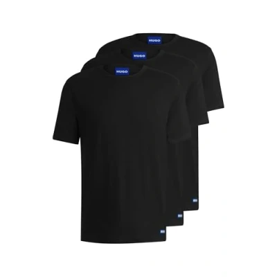 Image of HUGO Naolo 3 PACK Basic Tshirt, Men&#039;s, Size: XS, Black