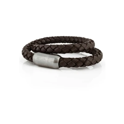 Image of Akitsune Navis Bracelet, Size: 7,09&#039;&#039;, Silver brown