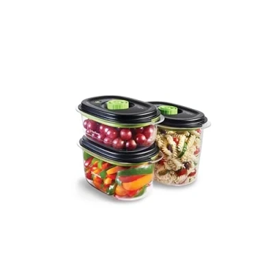 Image of FoodSaver Fresh 2.0 Food Storage Containers Set of 3 (700 ml, 1.2 and 1.8 Liter)