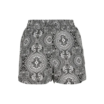 Image of Urban Classics AOP Resort Shorts, Women&#039;s, Size: 31, Black