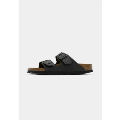 Image of Birkenstock Arizona Unisex Adult Birko Flor Clogs &amp; Mules, brown, 45 EU