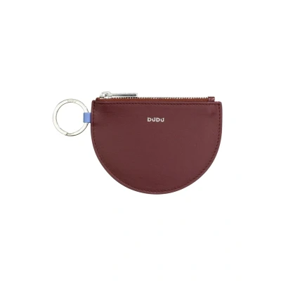 Image of DUDU SLIM Minimalist IN Twocolour Wallet, Women&#039;s, Size: One Size, Burgundy
