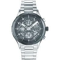 Image of Roccobarocco Chronograph watch, Men&#039;s, Size: One Size, Silver grey