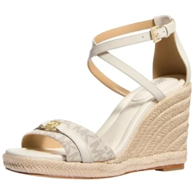 Image of Michael Kors Mandy Espadrilles, Women&#039;s, Size: 5.5, Van/cream Leather