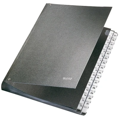 Image of Leitz 59310095 Organiser File 1 31 32 Sleeves Polypropylene Black