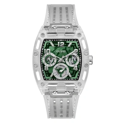 Image of Guess Phoenix Watch, Men&#039;s, Size: One Size, Green