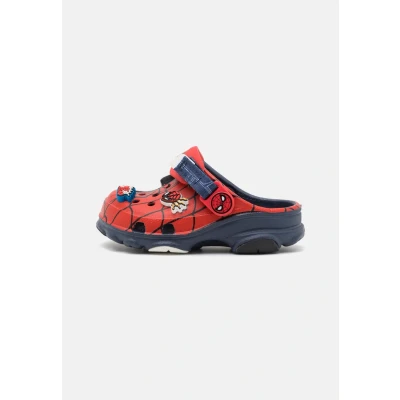 Image of Crocs Spider MAN ALL Terrain Unisex Mules for kids, Size: 4K, Navy Synthetics