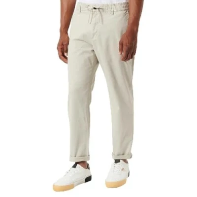 Image of BOSS Tapered Trousers, Men&#039;s, Size: 30x32, Light beige