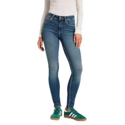 Image of Lee Foreverfit Jeans Skinny Fit, Women&#039;s, Size: 26x33, Indigo tea