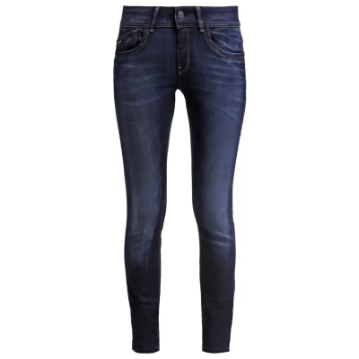 Image of G STAR RAW Women&#039;s Lynn Mid Waist Skinny Jeans, Blue (Medium Aged 60885 6131 071), 33W / 32L