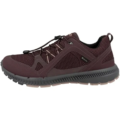 Image of ECCO Terracruise II GTX TEX Trainers, Women&#039;s, Size: 6.5 7, Bordeaux Textile