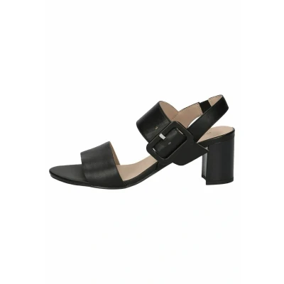 Image of CAPRICE Sandals 9 28306 42 G Width, Black (Black Nappa), 5 UK