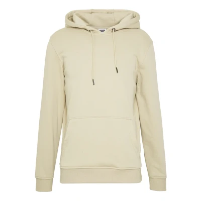 Image of Urban Classics Basic Terry Hoodie, Men&#039;s, Size: Medium, Concrete