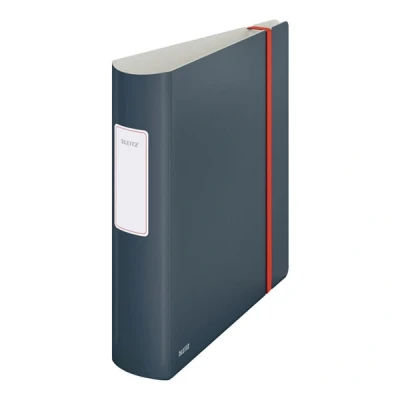 Image of Leitz 180 Active Lever Arch File, 500 Sheet Capacity, 82 mm Spine, Cosy Range, A4, Velvet Grey, 10380089