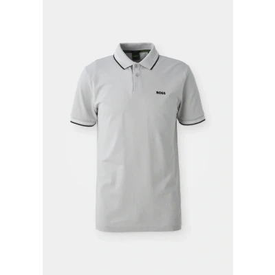 Image of BOSS PAUL Polo shirt, Men&#039;s, Size: Medium, Light/pastel grey