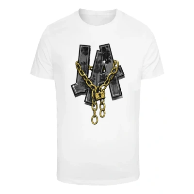 Image of Mister Tee Men&#039;s LA Chains Tee, White, 3XL