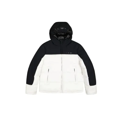 Image of Champion Icons Hooded Jacket Winter jacket, Men&#039;s, Size: Medium, White/black