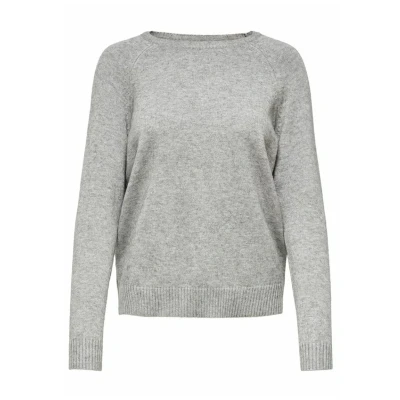 Image of ONLY Onllesly Kings Jumper, Women&#039;s, Size: Small, Medium grey melange