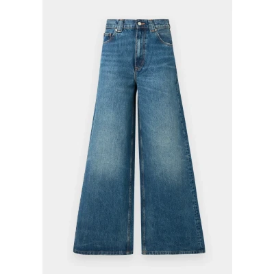 Image of Tommy Hilfiger Wide Leg, Women&#039;s, Size: 30x30, Blue denim