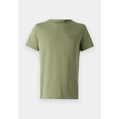 Image of Tommy Jeans SLIM TEE Basic Tshirt, Men&#039;s, Size: 48, Aruba green