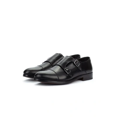 Image of MARTINELLI Men&#039;s Empire Leather Lace Up Shoes, Black, 43 EU