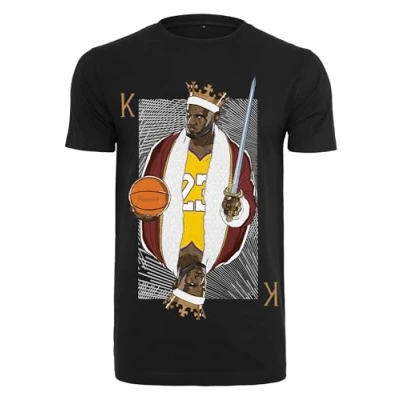 Image of Mister Tee KING James LA Print Tshirt, Women&#039;s, Size: 4XL, Black